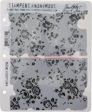 Tim Holtz Vines and Roses Cling Rubber Stamp Set, Synthetic Material, Multi-Colo