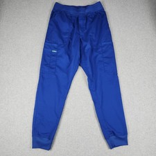 Landau ProFlex Scrub Pants Men M Blue Stretch Modern Wrinkle  Fade Resistant