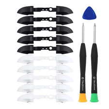 10 Pcs Bumpers Replacement LB RB Button for Xbox Series X/S Controllers Black Sh