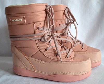 BOGNER LA PLAGNE DAMEN SNOW BOOTS SCHEE STIEFEL ROSA WOMEN UVP 295   Gr 40 NEU
