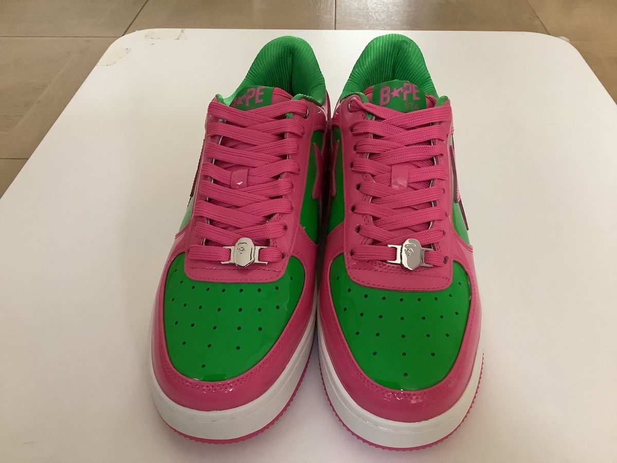 Authentic a bathing ape bape bape sta #1 pink men's US 9.5 pink