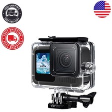 60M Waterproof Diving Housing for GoPro Hero 13/12/11/10/9 - Clear Acrylic Case