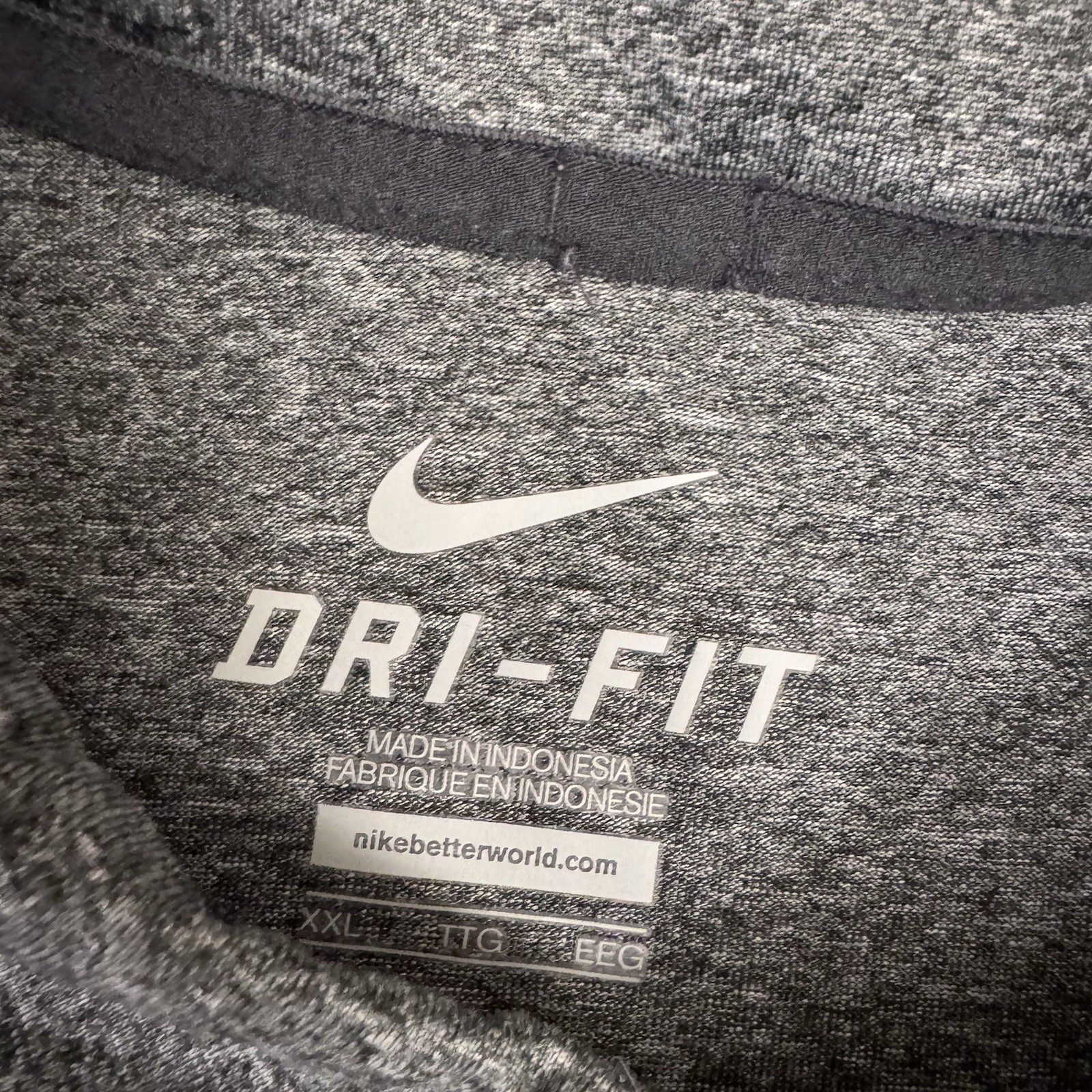 Ohio Bobcats Shirt Mens 2XL Gray Short Sleeve Polo Dri Fit Nike thumbnail 5