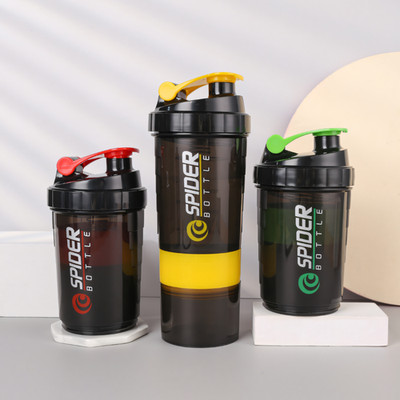 Protein Shaker 500ml Mischfeder auslaufsicher Fitness Shaker Sport Trinkflasche