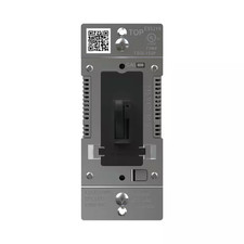 Toggle Slide 150W Advanced LED Dimmer, Single-Pole/3-Way, Black