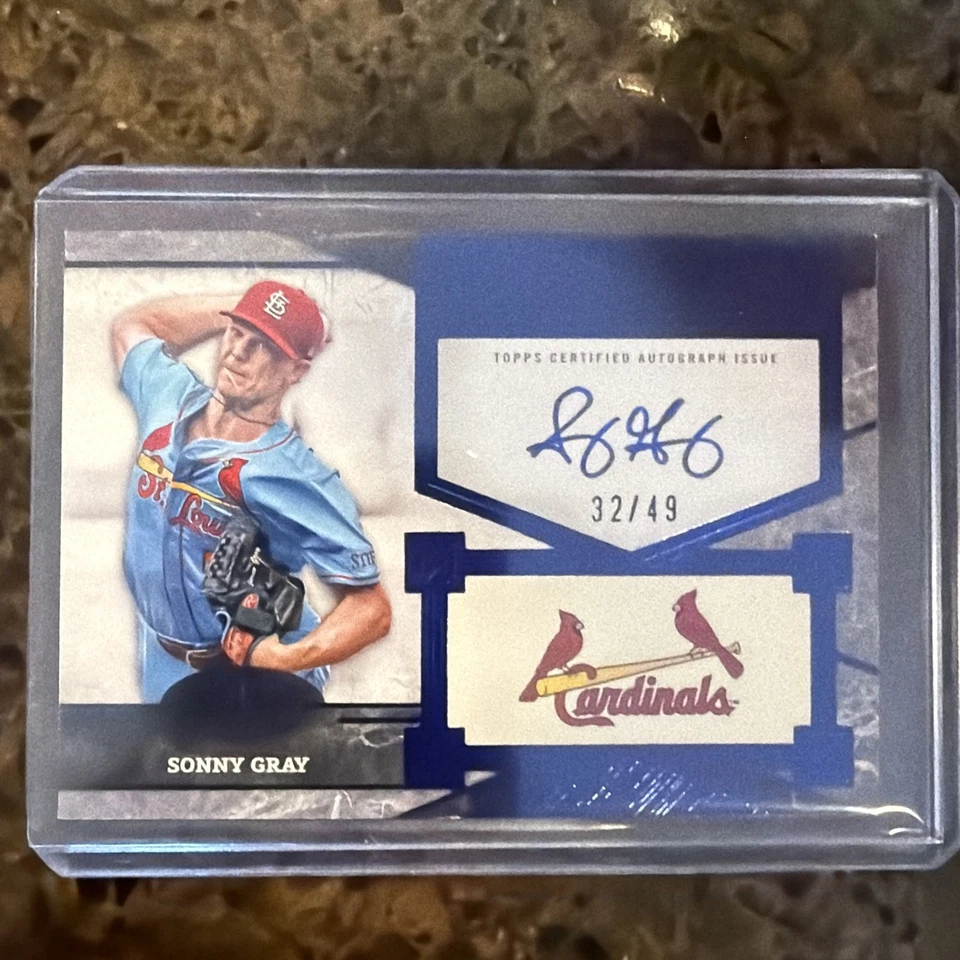 2025 Topps Tier One Sonny Gray Top Shelf Signatures 32/49 - Image 2 of 3