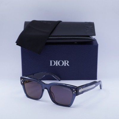 Dior CD DIAMOND S2 30G7 Translucent Blue/Purple Mirrored 54-19-145