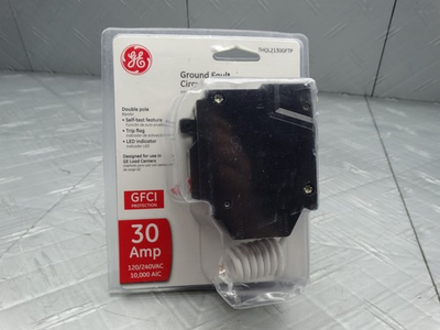 #ad #ad GE 30 Amp Double Pole 120 240 VAC Circuit Breaker THQL2130GFTP $62.99