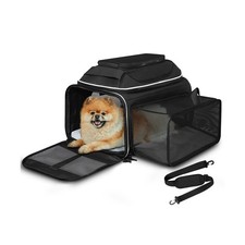 Petskd Top and Side Expandable Pet Carrier 17x11x9.5 Inches Alaska ... Fast Ship