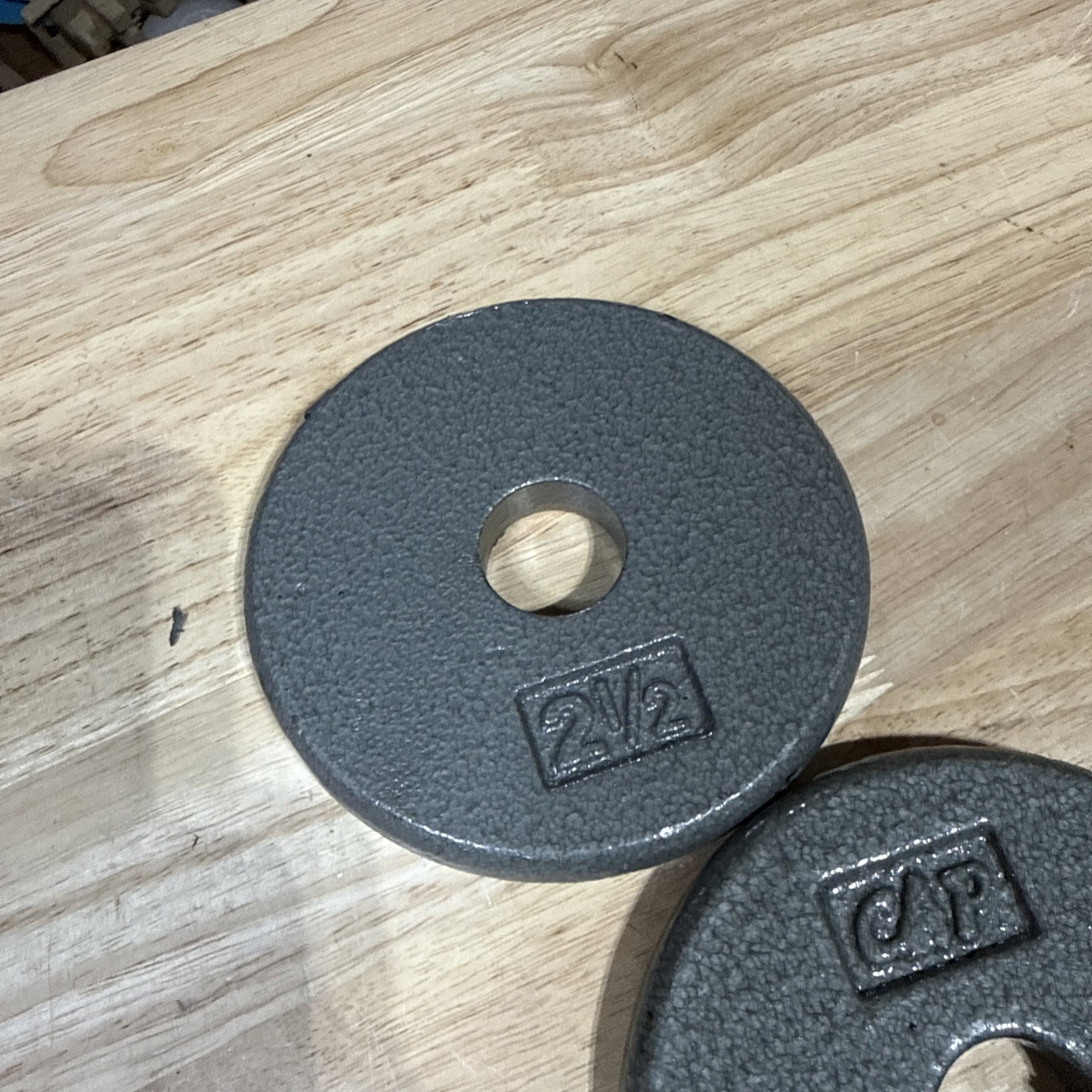 2.5lb X 2 Pancake Style 1” Standard Weight Plates (5lbs Total) CAP Barbell