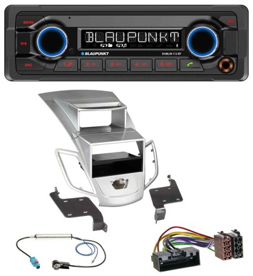 Blaupunkt MP3 Bluetooth USB AUX Autoradio für Ford Fiesta Display 10-17 silber