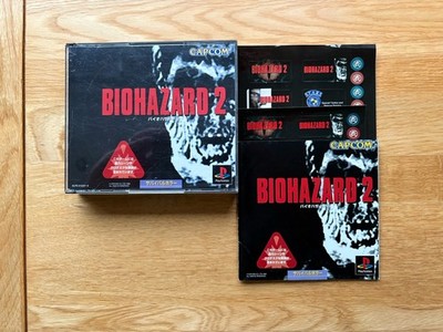Biohazard 2 Japan PS1 Sony PlayStation PSX komplett mit Aufklebern Resident Evil