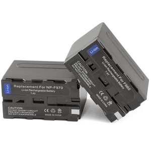 2x Battery for Sony NP-F770 NP-F330 NP-F550 NP-F930 NP-F950 NP-F960 NP-F970