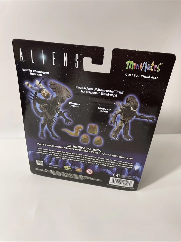 Diamond Select Minimates Reina Guerrero Alienígena Batalla Alfil Dañado NUEVO EE. UU. Foto 4 de 4