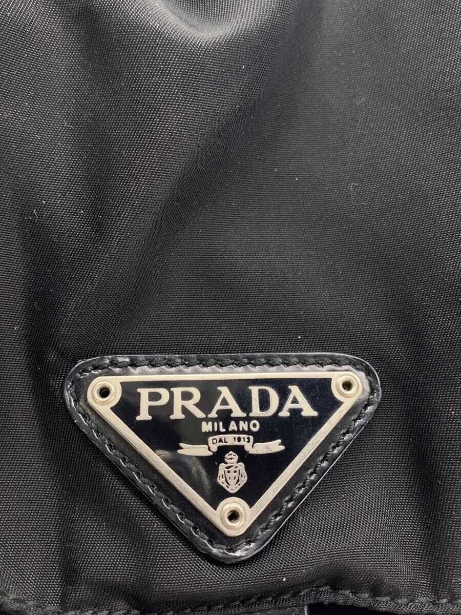 PRADA Backpack Rucksack Nylon Black Solid Used - image 5