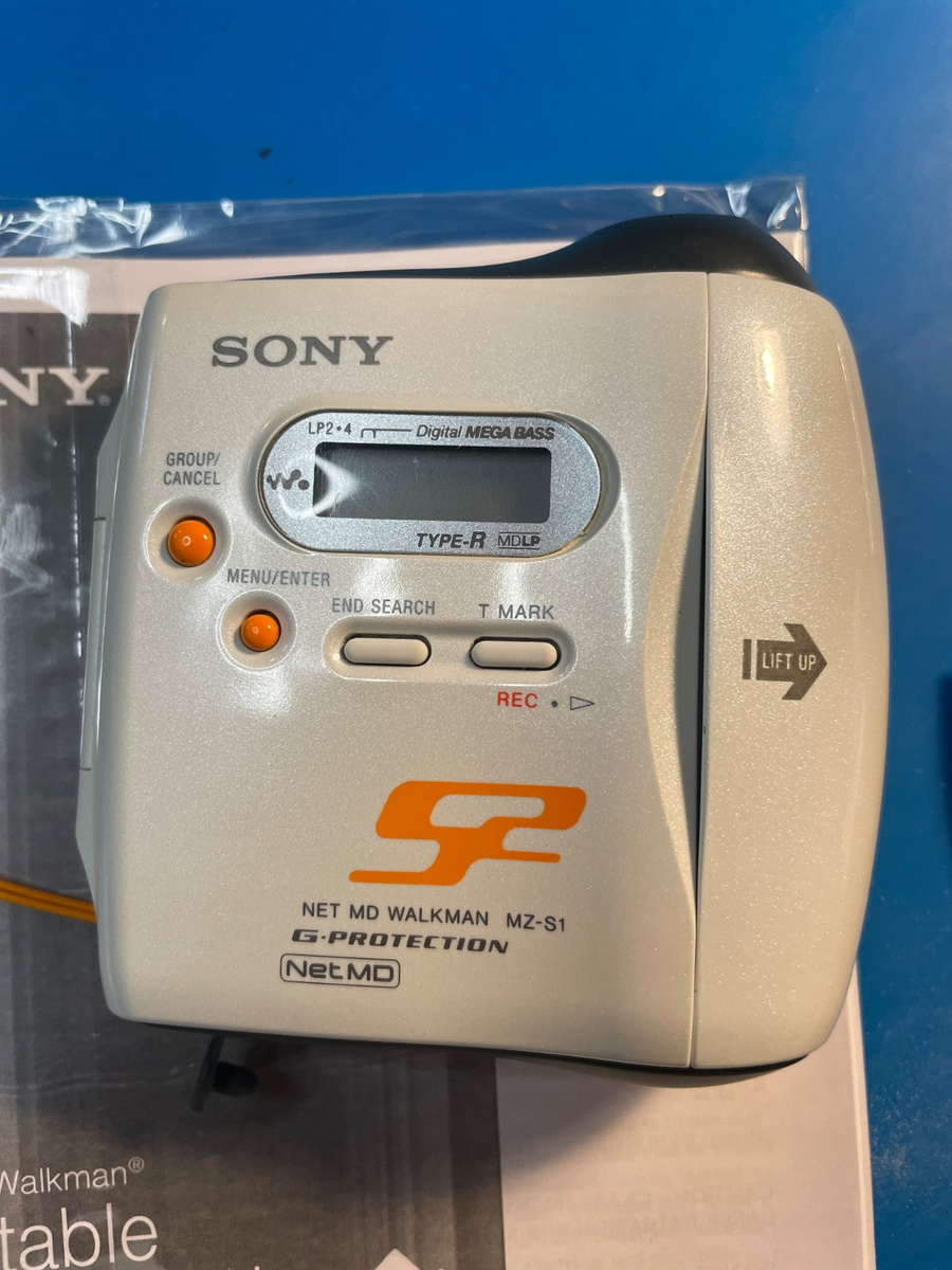Sony MZ-S1 Net MD Sports Walkman MiniDisc Recorder G