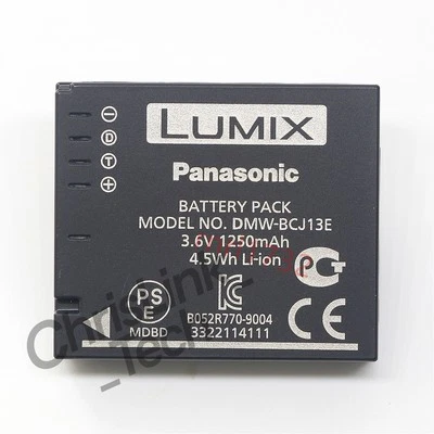 Batteria originale Panasonic DMW-BCJ13E per LX6 LX5 LX7 Leica D-Lux 5 D-Lux 6 DC10
