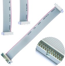 IDE Flat Ribbon Cable 16 Pin Male to Female Extension 50CM Lengt Style: FC 16P