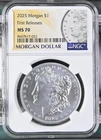 2025 morgan Silver Dollar $1 NGC MS 70 First Releases #2146