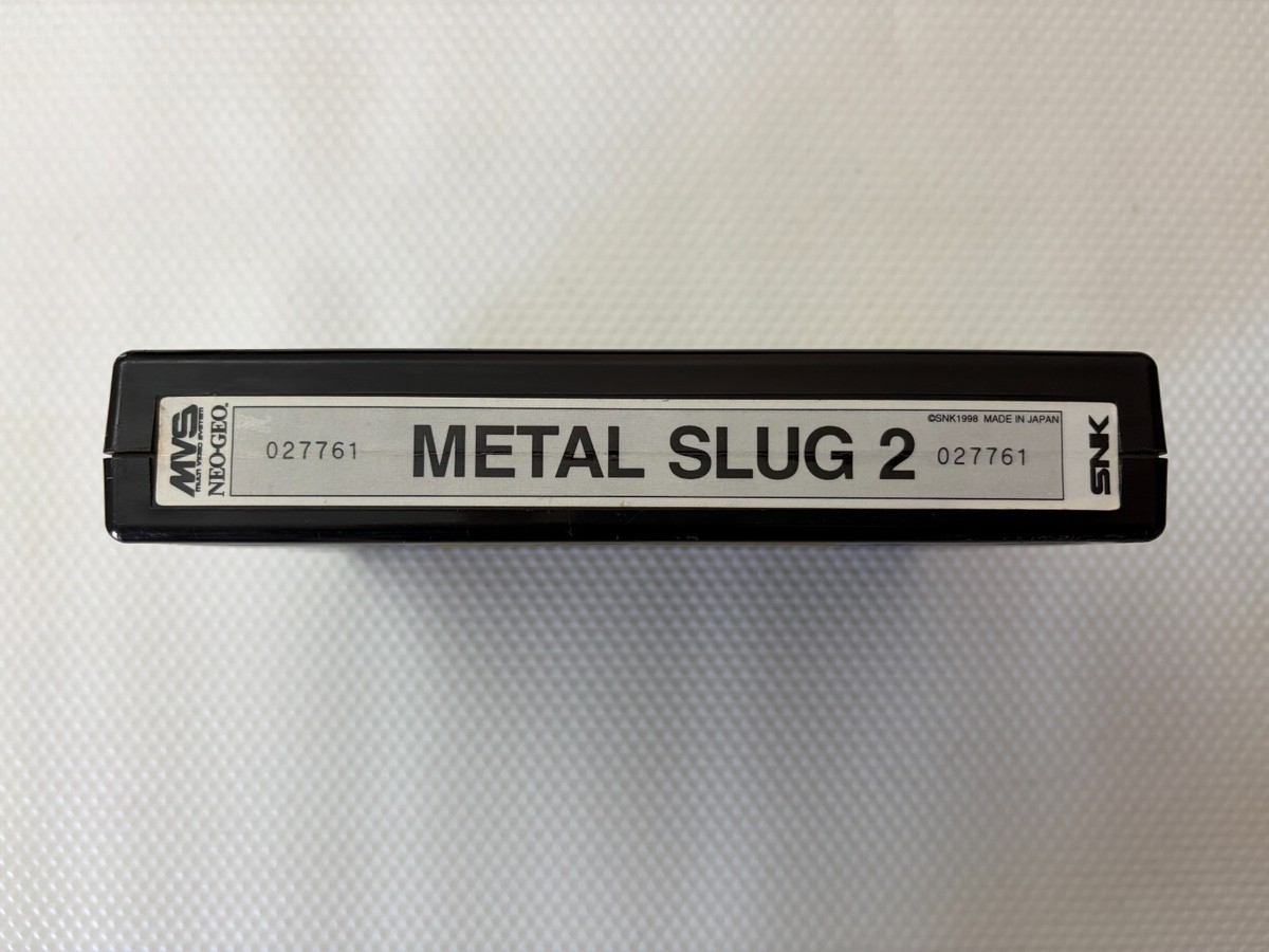 ＭＶＳ　メタルスラッグ２　SNK Snk Neo Geo Metal Slug 2 Mvs Holo Label EXC Condition 100
