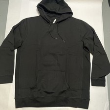 Original Favorites Black Heavyweight GOTS Organic Cotton Hooded Sweatshirt 4XL