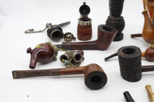 F x14 Mixed Vintage Collection Of Smoking Pipes Inc Dr Plump & Accessories - Picture 10 of 23