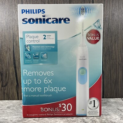 Philips Sonicare Plaque Control Rechargeable Electric Toothbrush, HX6211/04