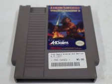 Iron Sword Wizards and Warriors II NES , 1989 Cart Only 3 Screws
