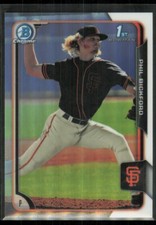 2015 Bowman Draft Picks & Prospects Chrome 1st Refractor Phil Bickford #129