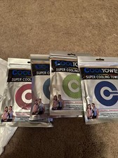 4 Pack Ice Cold Instant Cooling Towel Running Jogging Gym Chilly Pad Sports Yoga