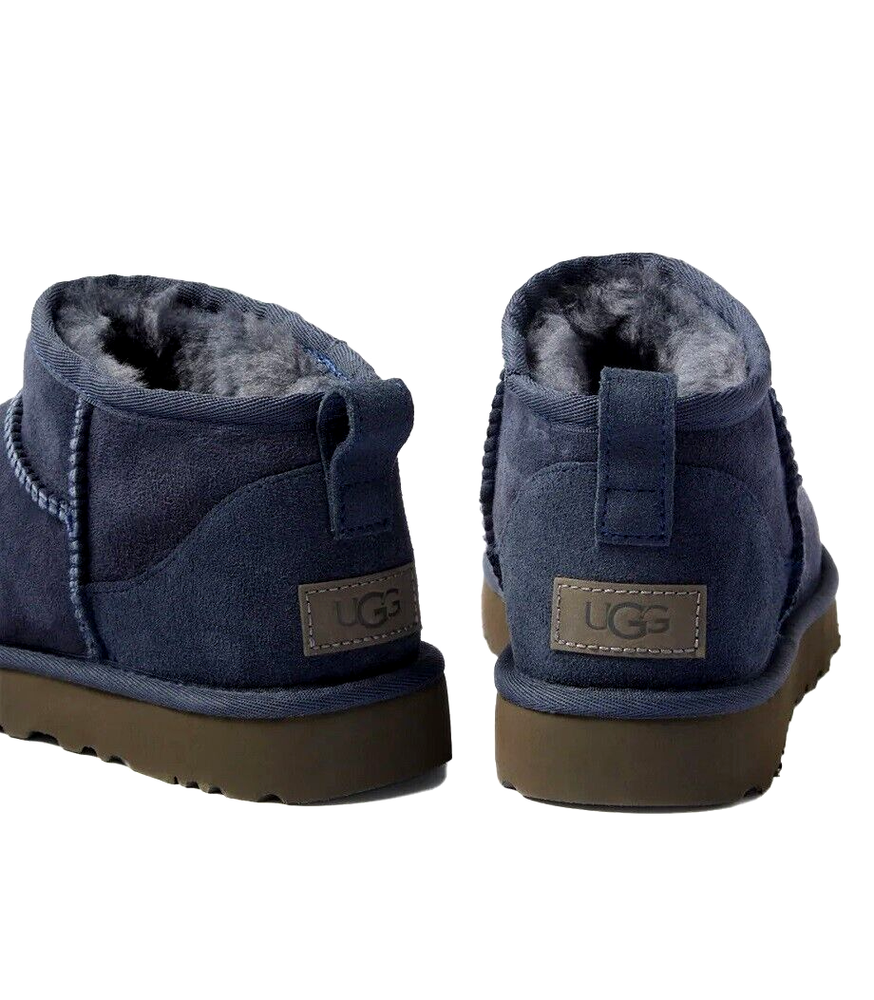 NEW 100% Authentic UGG Classic Ultra Mini Women's Winter Ankle Boots Eve Blue