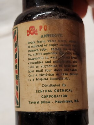 Poison Original Label Hagerstown Maryland EMPTY | eBay Poison Original Label Hagerstown Maryland EMPTY | eBay