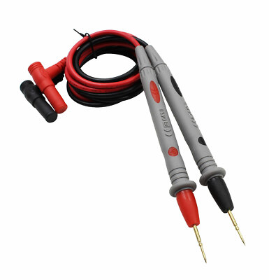 1 Pair SMD Multimeter Meter Test Leads Cable Probe Copper Sharp Needle For DMMS