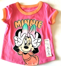 Disney Minnie Mouse Girls Size 12 Months Graphic Shirt .Jumping Beans Pink Gift