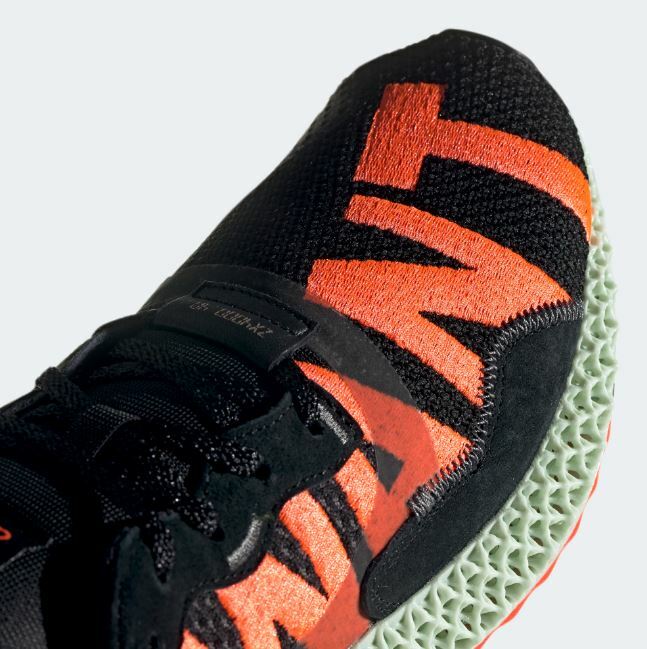 Adidas ZX 4000 4D Black / Yellow / Cyan Running Shoes Mens Adidas ZX 4000 4D Black / Yellow / Cyan Running Shoes Mens