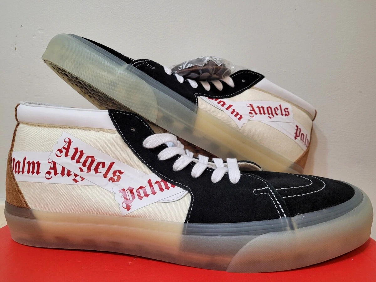 VANS VAULT x PALM ANGELS SK8-MID VLT LX Black Red Shoes