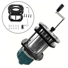 Router Lift for Small Trimming Machines Max Lift 51mm Black Woodworking Tool
