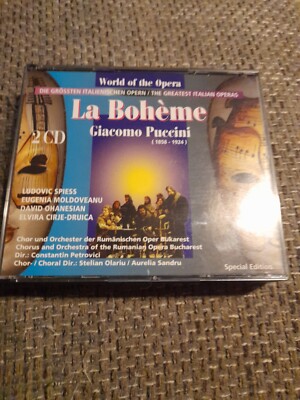 CONSTANTIN PETROVICI : Giacomo Puccini - La Boheme  FAT  > VG+ (2CD)