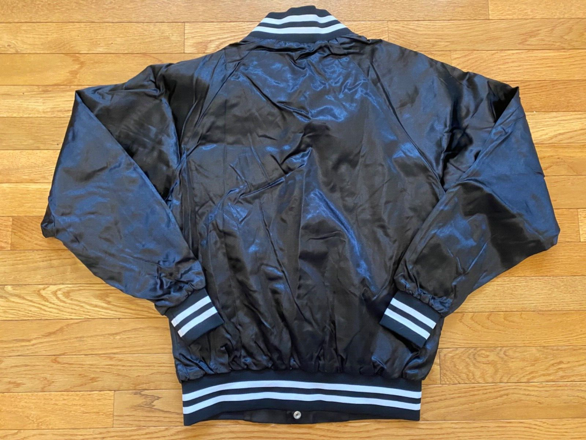 Vintage Molson Coors Beer Satin Jacket Mens Sz S Augusta