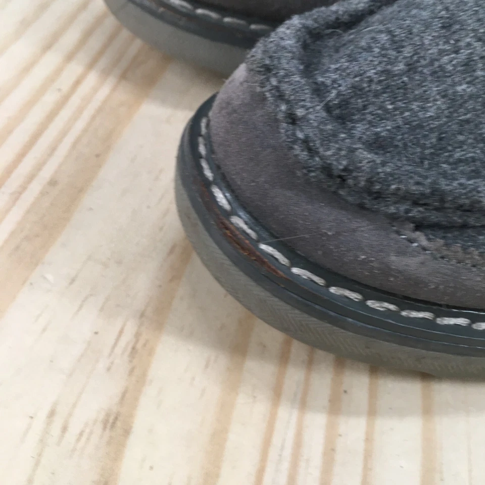 Botas Toms femininas 5.5 Searcher Castlero acolchoadas com cadarço tecido de lã cinza chukka - Imagem 4 de 4