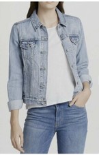 Levi's Women's Original Trucker Jacket In Light Wash Blue Size S