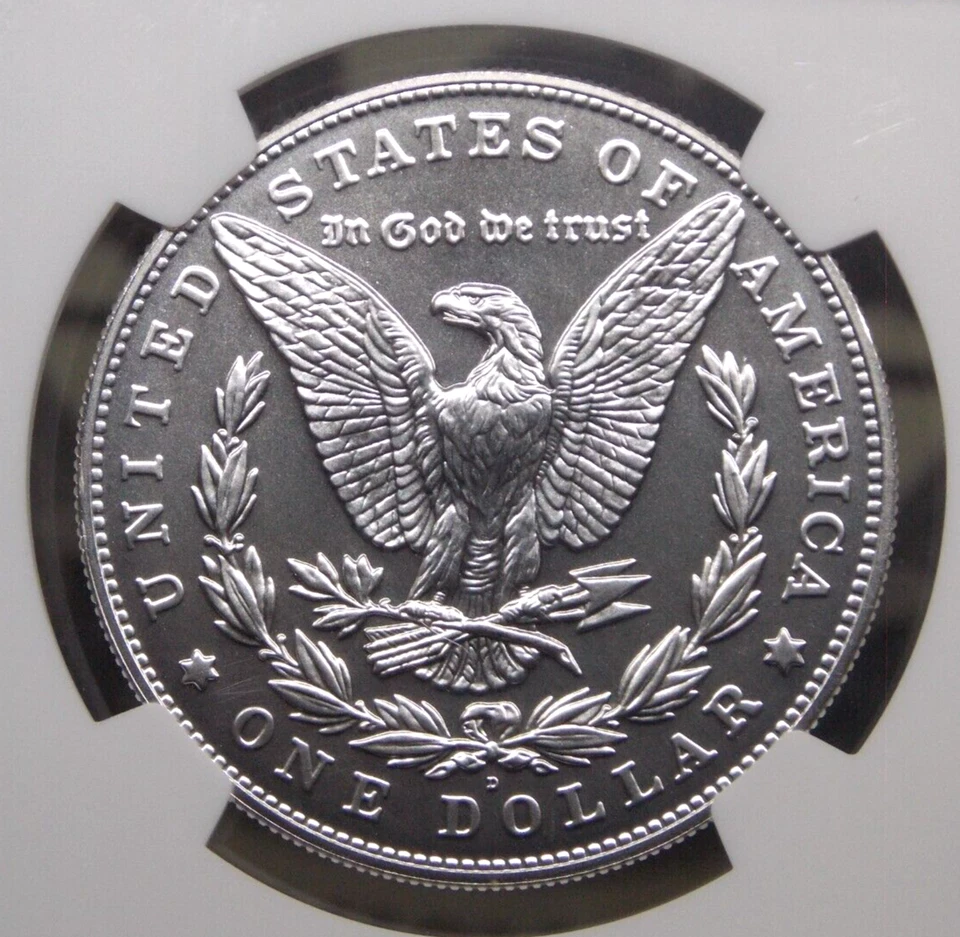 2021 "D" Morgan SILVER Dollar 100th Anniversary $1 NGC MS69 FDOI #006 ECC&C, Inc - Image 3 of 4