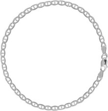 Flat Mariner Ankle Bracelet 10 inch 3mm wide ...