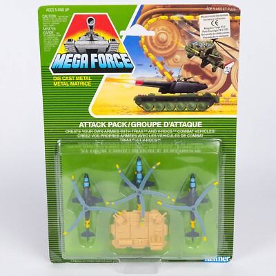 MOC Vintage 1989 Kenner Mega Force V-Rocs Attack Pack Helicopters
