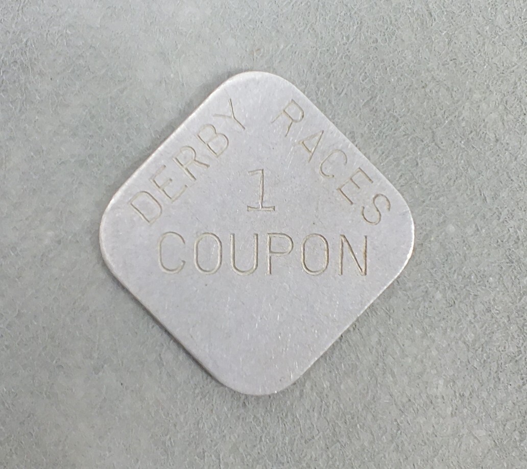 Vintage HORSE DERBY RACES 1 COUPON Diamond TRADE TOKEN eBay