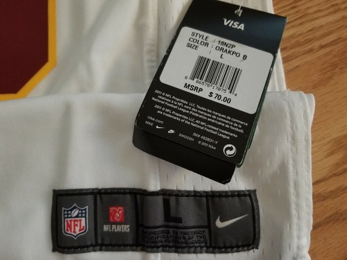 CAMISETA NIKE WASHINGTON REDSKINS #98 BRIAN ORAKPO NIÑOS GRANDE 14/16 TOTALMENTE NUEVA - Imagen 6 de 6