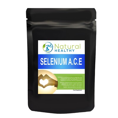Selen + Vitamine A, C & E (360 Tabletten) starke antioxidative Unterstützung