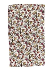 100% Polyester Lightweight Owls in Trees Infinity Scarf 62”x18” VGC *see*