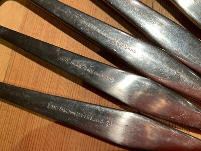 Lot De 6 Fourchettes Inox Vintage – BSL 18/8 – Couverts Rétro – Occasion