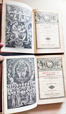 rar, Breviarium Romanum Vol I.-IV /Leather/ (1888, Ratisbonae